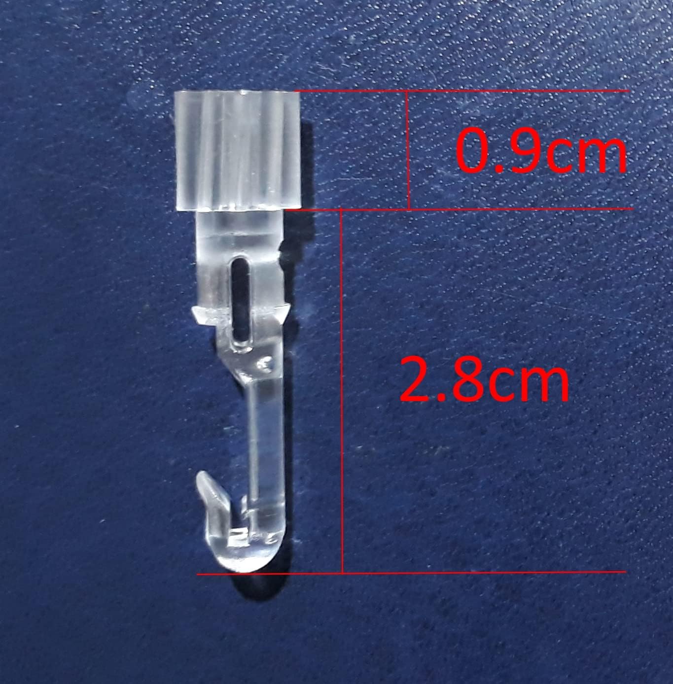 Blind Parts Vertical Blind Track Carrier Clip/Hook - No Carrier (10)