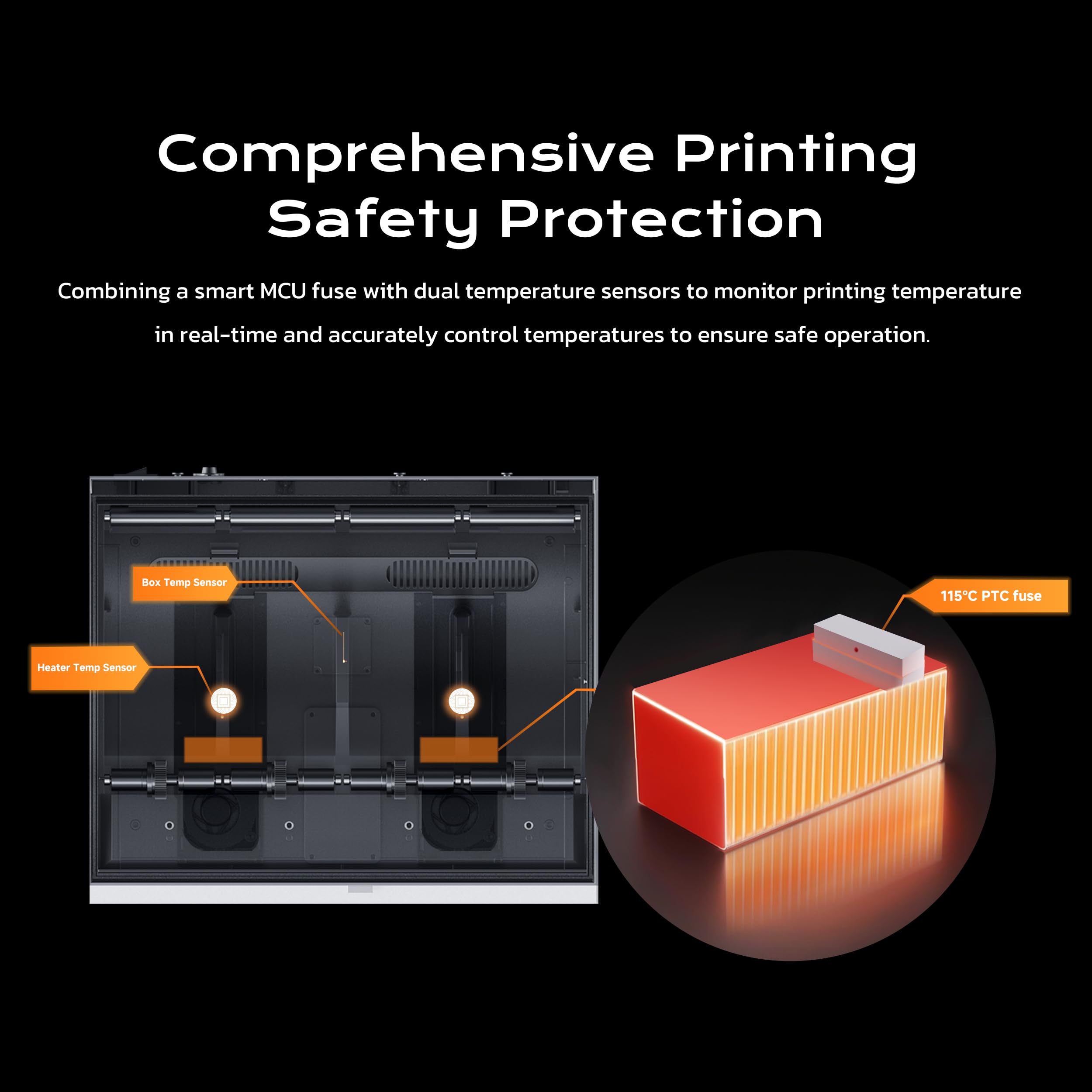 QIDI Box Multi-Color 3D Printing System for QIDI PLUS4 3D Printer, Active Drying (65°C), NFC Intelligent Recognition and Filament Auto-Reload, Double Hardened Steel Gear for PLA/PETG/ABS/CF/GF/PA/PC