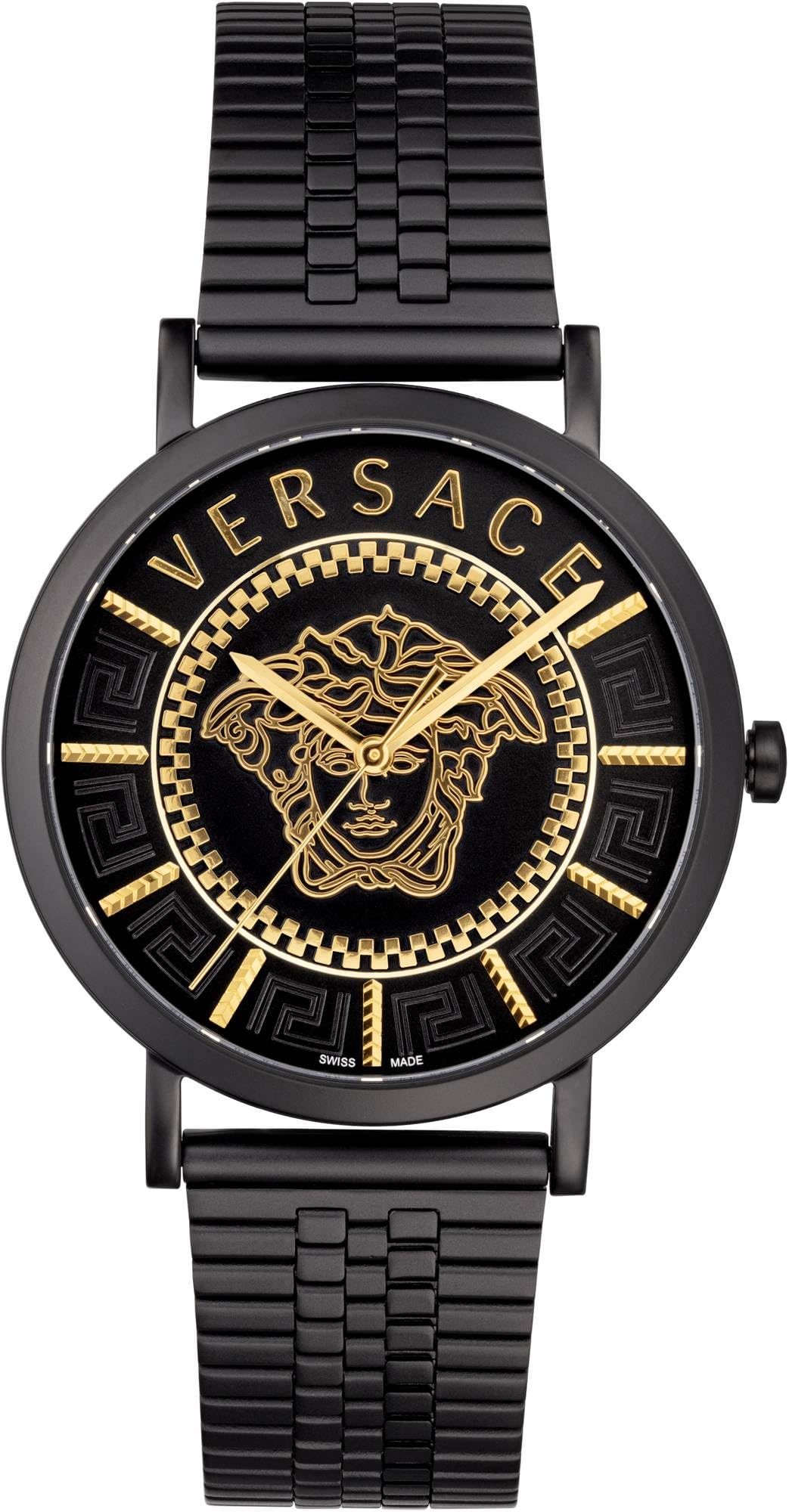 Versace Analog, Modell VEJ400621 V-Essential Herren, 40 mm, 5 ATM. Marke: