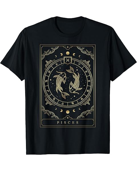 Pisces Horoscope And Zodiac Symbol T-Shirt
