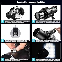 Soonpho Optikai Kúpos Snoot Bowens Adapterrel - Alumínium GOBO Projektor Fotósoknak 5 Színszűrővel és 10 Mintával LED Stúdió Vakukhoz 6