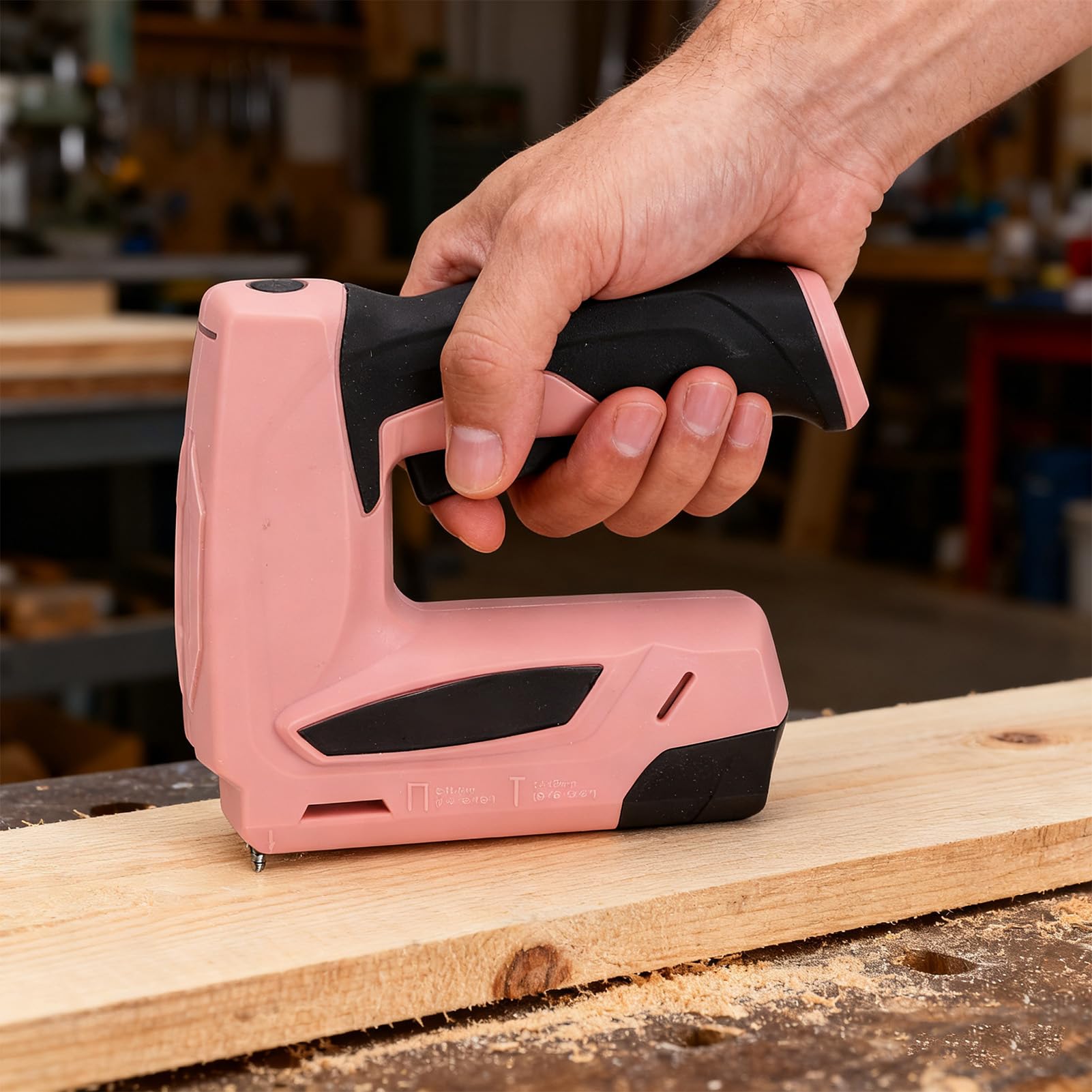 Graffatrice Elettrica, Cucitrice a Batteria Tipo U e T, Graffatrice Elettrica e Pistola Sparachiodi per Tappezzeria, Artigianato, Carpenteria, Fai da Te, Legno, Casa