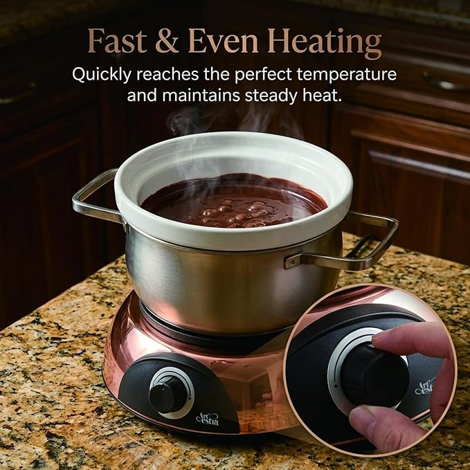 Fondue Eléctrica Artestia 2.6QT con Control de Temperatura miniatura 6
