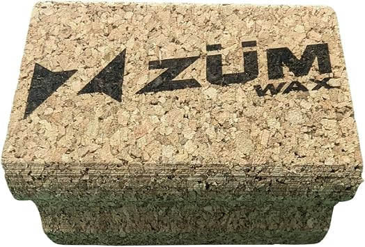 ZUMWax Ski/Snowboard Natural Polishing Cork, Eco-Friendly, Buffs Wax, Boosts Speed & Grip, Protects Base, Compact & Durable, Ideal for All Levels, Made in Portugal, Extends Gear Lifespan