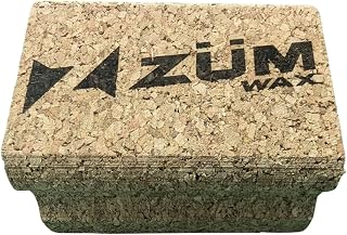 ZUMWax Ski/Snowboard Natural Polishing Cork, Eco-Friendly, Buffs Wax, Boosts Speed & Grip, Protects Base, Compact & Durable, Ideal for All Levels, Made in Portugal, Extends Gear Lifespan