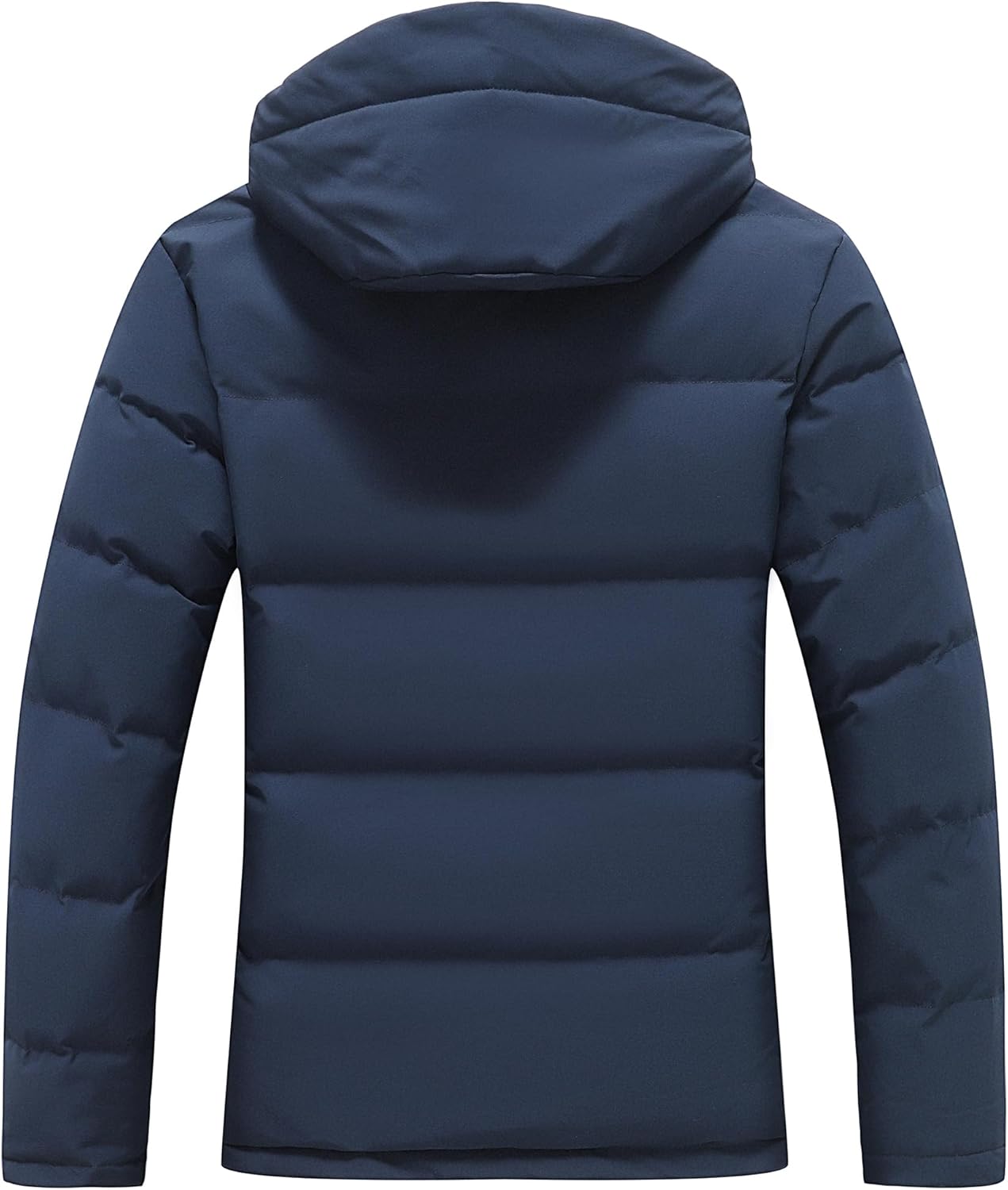 MOERDENG Women's Lightweight Full-Zip Puffer Jacket with Hood Quilted Warm Winter Coat Water Resistance Winter Jacket - Image 2