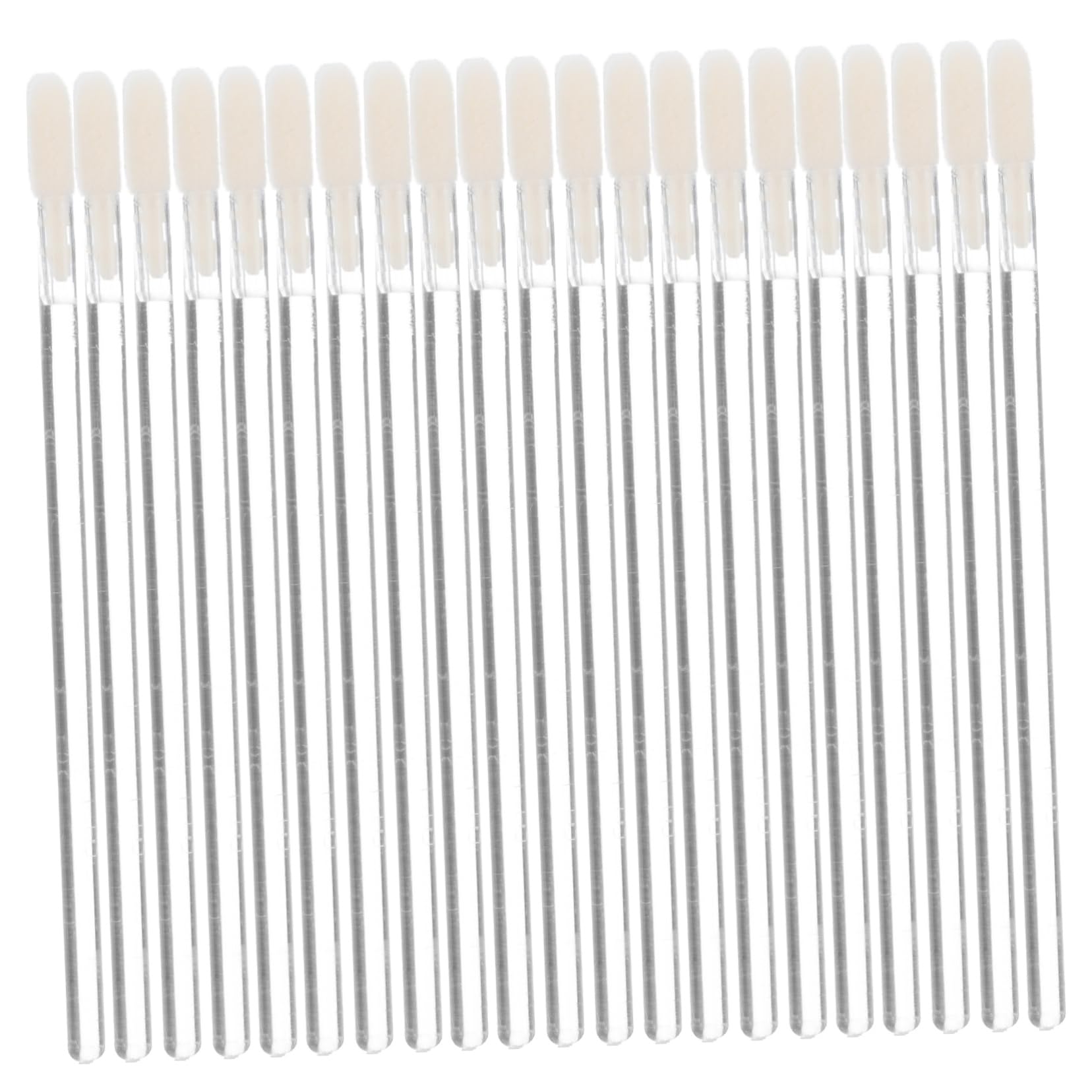 Healeved 100 Pcs Lip Makeup Brushes Crystal Lip Gloss Applicators Disposable Lip Brush Kit Soft Comfortable Makeup Tools