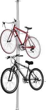 RAD Cycle Aluminum Bike Stand Bicycle Rack Storage or Display Holds Two Bicycles