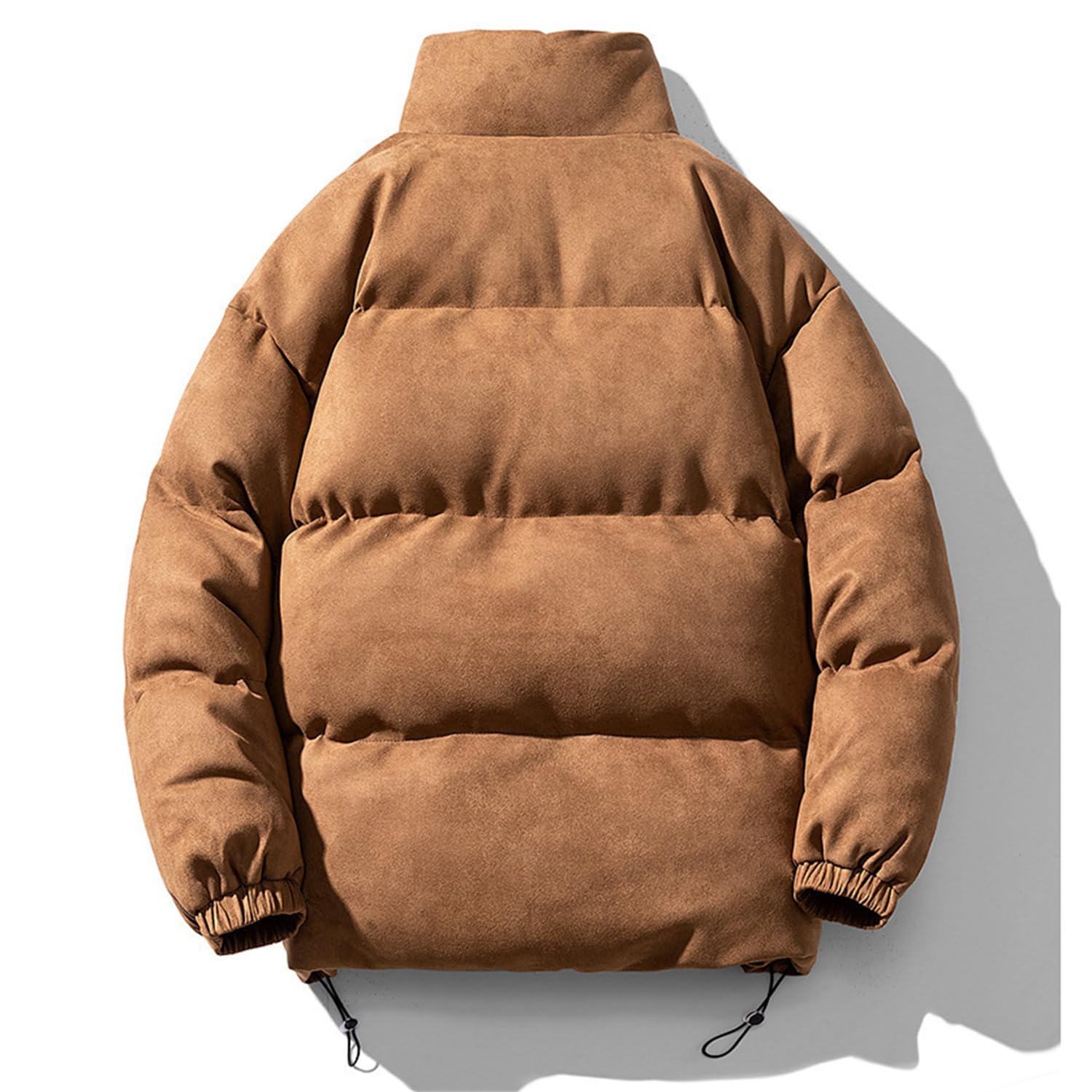 Chaqueta de gamuza vintage de gamuza vintage de chaqueta vintage para hombres con relleno interno de luz cálida