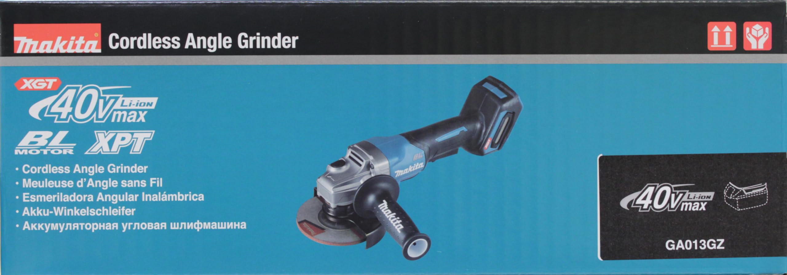 MAKITA AMOLADORA ANGULAR INALÁMBRICA GA013GZ XGT