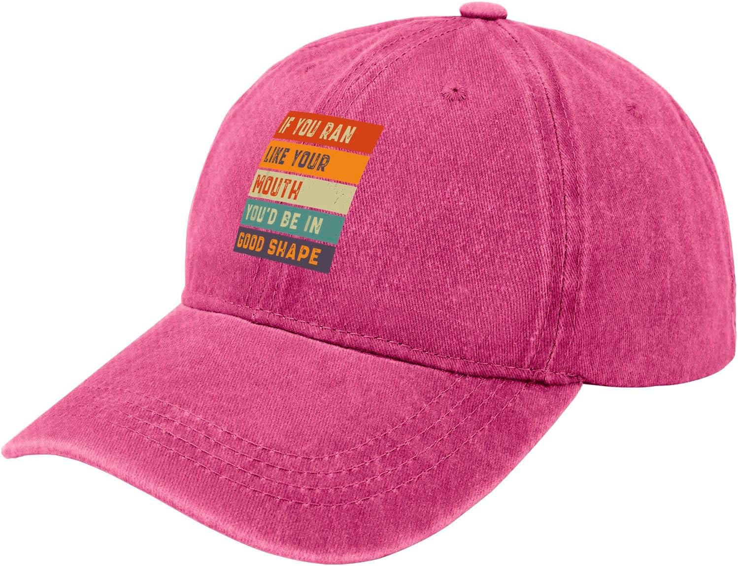 If You Ran Like Your Mouth You'd Be in Good Shape Hat for Women Fashion Baseball Hats Funny Birthday Gifts for Women - Image 2