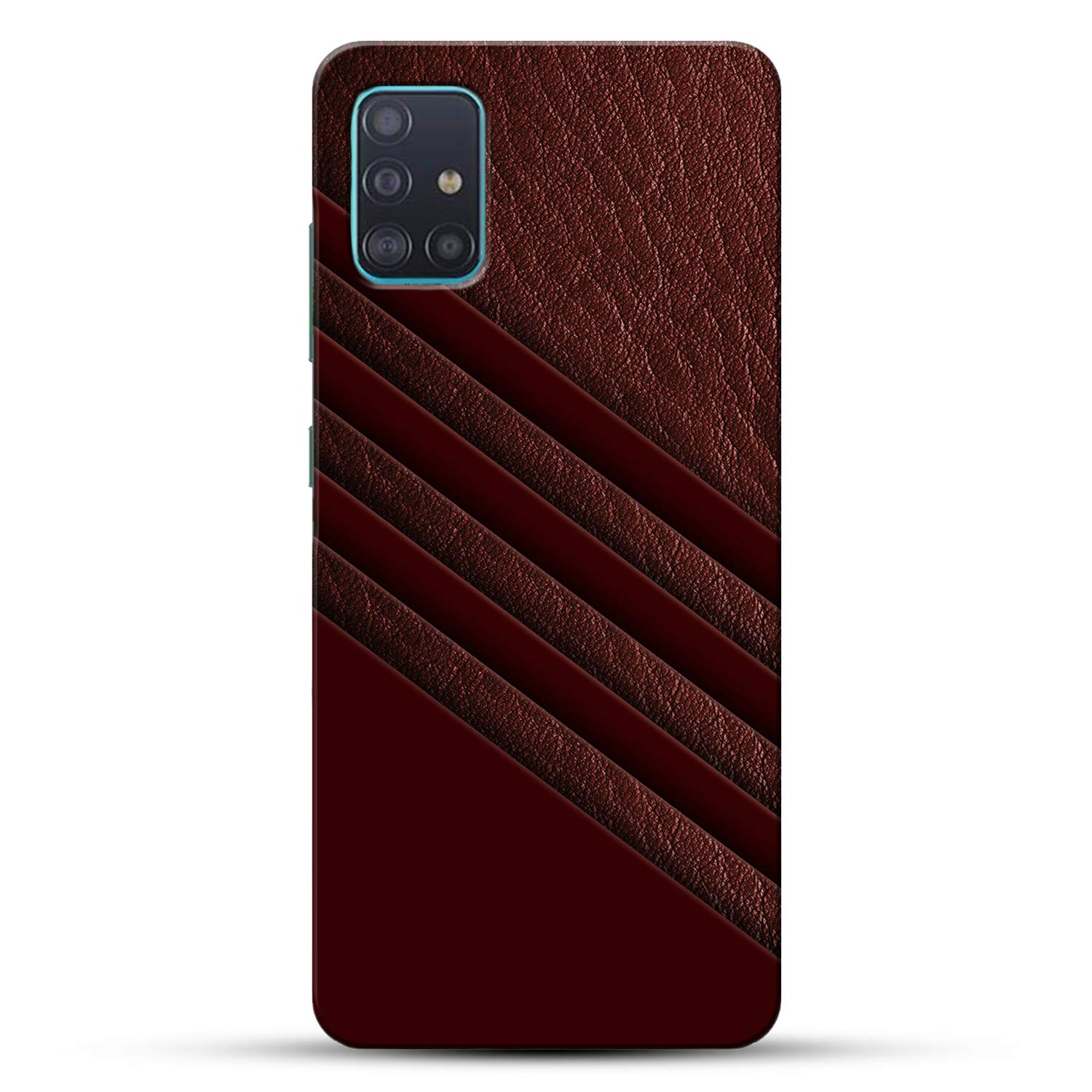 COLORflow Samsung A51 Back Cover Unique Beautiful Brown Stripes