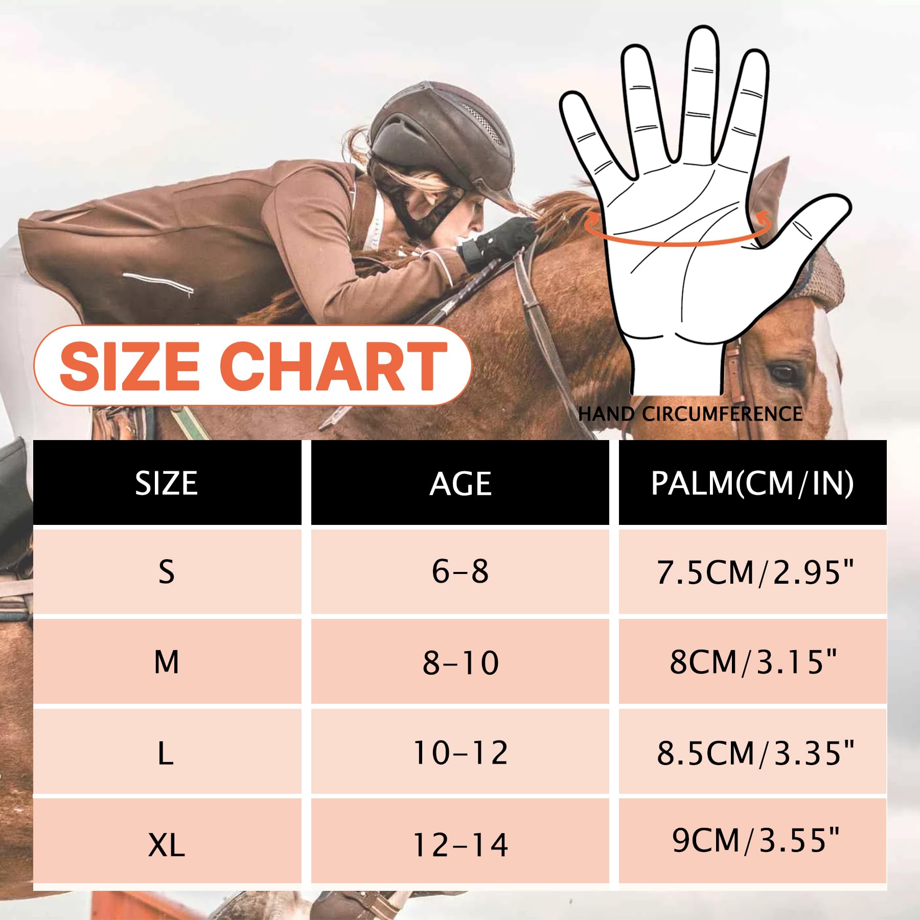 Thapower Guantes de equitación 100% cuero para mujer, resistentes al viento y transpirables, guantes de equitación