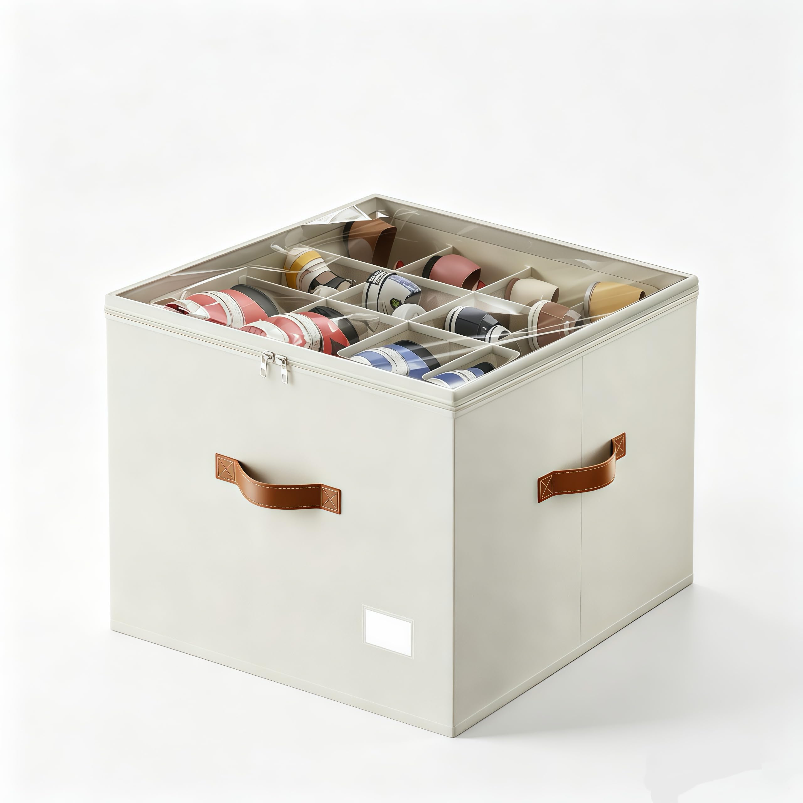 2 Stück Schuh-Organizer für Schrank Schuhorganizer für Closet, Passt 16 Paare, große Schuhschrank, Schuh-Organizer, Schuhbox mit Durchsichtigem Deckel, Starke Aufbewahrungskiste für Schuhaufbewahrung