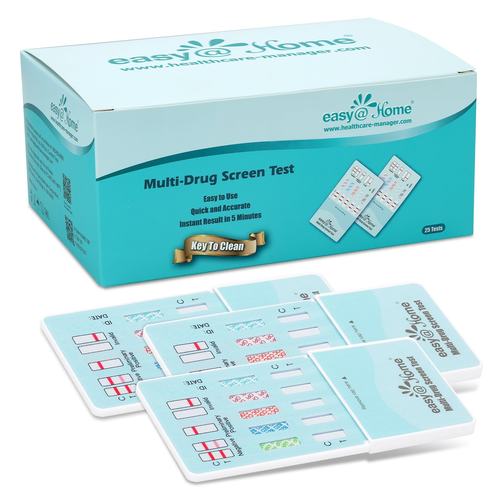 Amazon.com: Easy@Home 5 Panel Urine Drug Test Kit [25 Pack] - THC