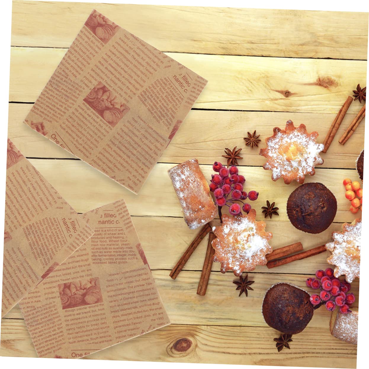 200pezzi Pz Parchment Paper Sheets Carta Da Forno e Antiaderente Per Cucina Perfetta Per Torte Biscotti e Confezioni