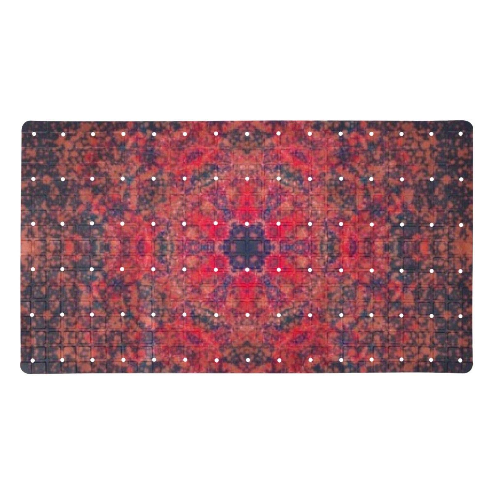 Tapis de bain antidérapant PVC 40x70cm avec ventouses sécurisées