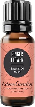 Edens Garden Ginger Flower Essential Oil Blend- 100% Pure Premium Grade, Undiluted, Natural, Therapeutic, Aromatherapy, The Best for Diffusing, Skin, Candle, Laundry 10 ml .33 fl oz