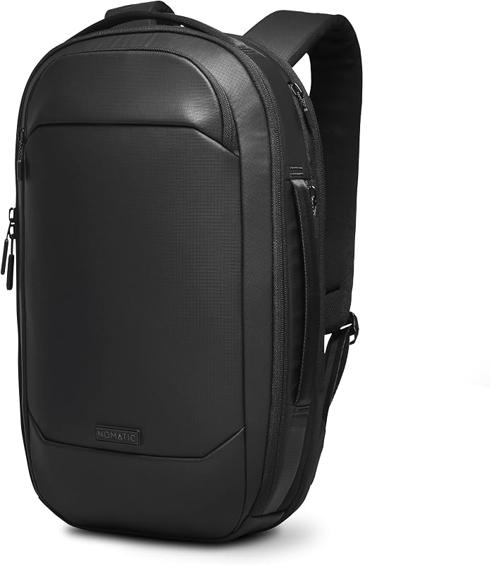 Navigator RS Pack 15L - Laptop Backpack for Men - Black | Travel Backpack, Fits 16" laptop, Water Bottle Pocket, Water-Resistant, Expands 15L-21L, 6 Internal Pockets, Adjustable Strap