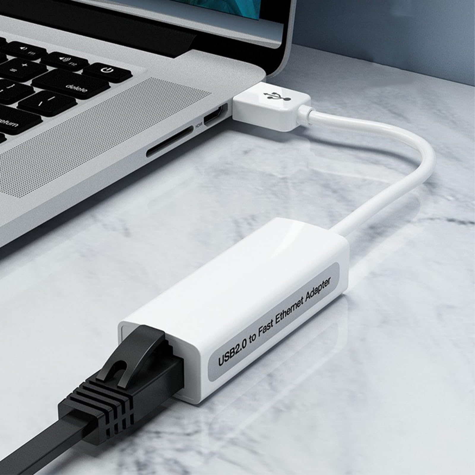 RTL8152B Adaptateur Ethernet USB 2.0 vers RJ45 10/100Mbps Carte réseau