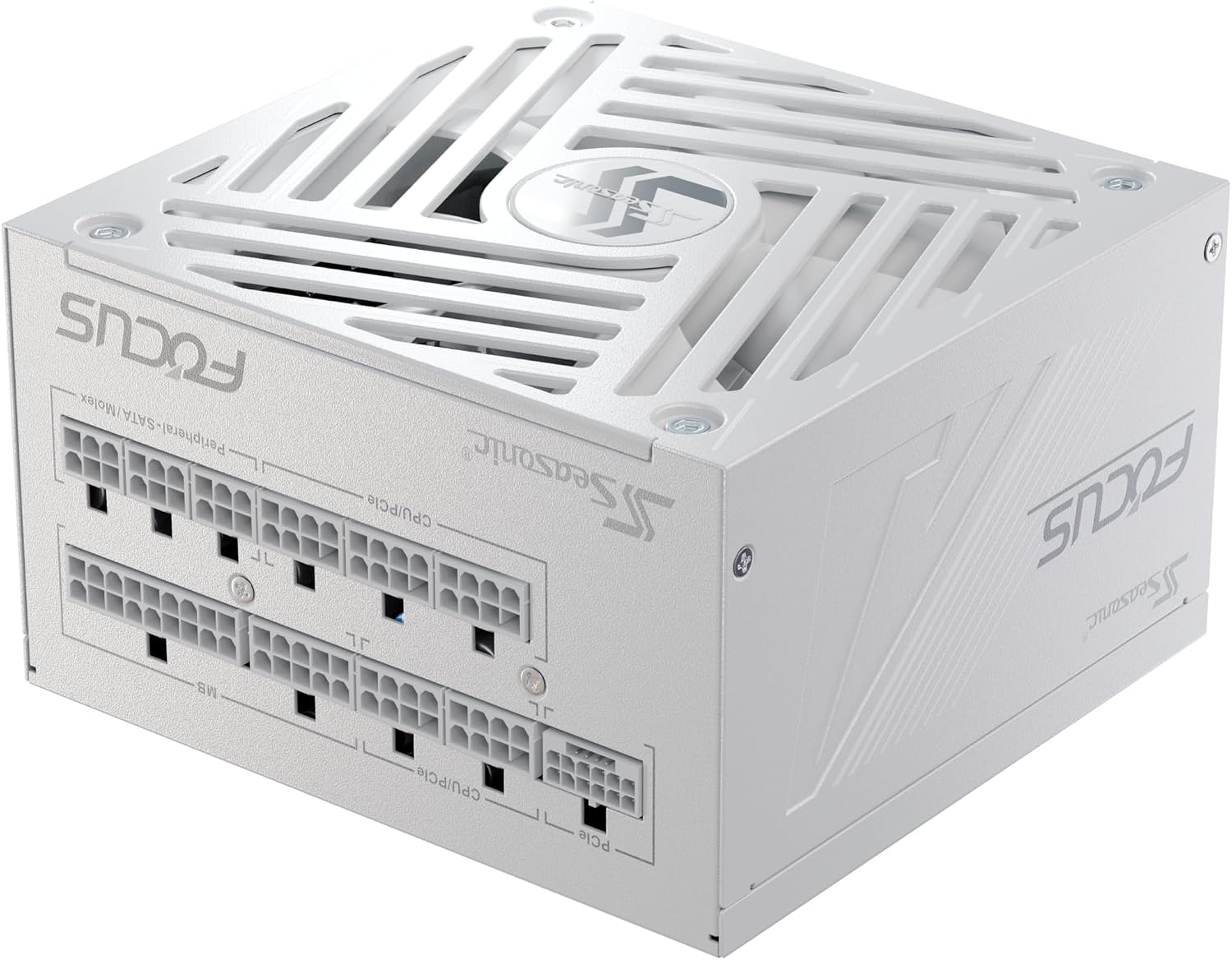 Seasonic Focus GX-1000 1000W Power Supply ATX 3.1 & PCIe 5.1 Ready White