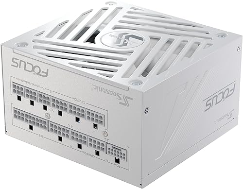 Seasonic Focus GX 850W Power Supply ATX 3.1 PCIe 5.1 (12V-2x6) 10 Years Warranty Cybenetics Platinum Fully Modular RTX 5080 AMD RX 9000 Ready White
