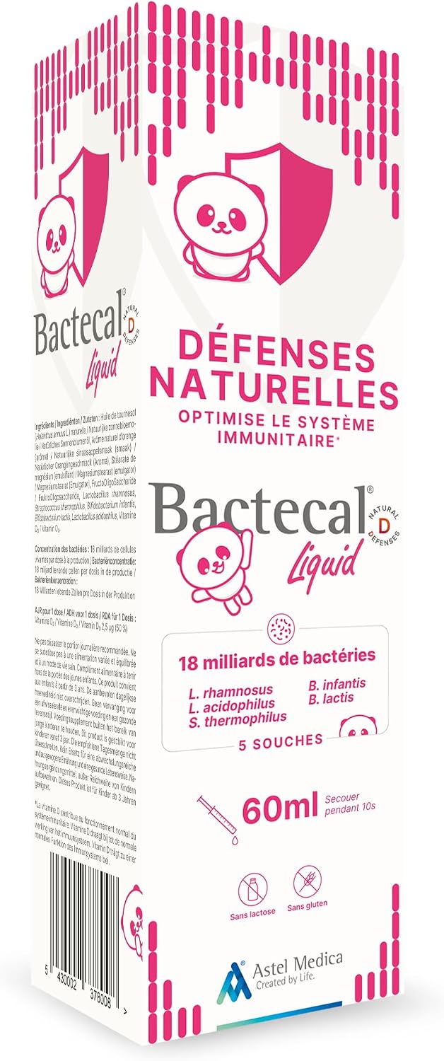 D Liquid – Natural Defenses & Immune System – Probiotics & Prebiotics – Natural Dietary Supplement – For the Whole Family – 2 fl oz