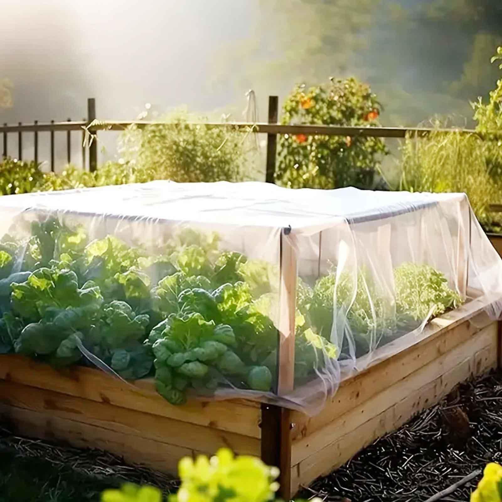 Rete Anti Insetti,Rete Anti Insetti per Orto,Rete di Protezione dagli Insetti,Rete Anti Uccelli,Rete di Protezione delle Piante,Reti Protettive da Giardino,Colture e Serre,1.2 * 50m