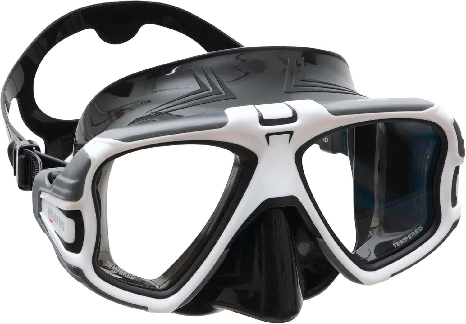 MARES Unisex Adults Edge Silicone Scuba Diving Mask with Hydrodynamic Bi-Material Frame | Snorkeling, Water Sports