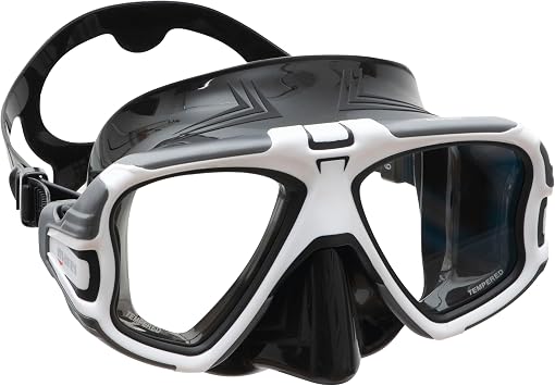 MARES Unisex Adults Edge Silicone Scuba Diving Mask with Hydrodynamic Bi-Material Frame | Snorkeling, Water Sports