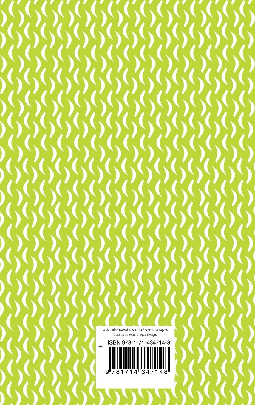 Gratitude Lifestyle Journal, Creative Write-in Notebook, Dotted Lines, Wide Ruled, Size (A5) 6 x 9, (Yellow-White)