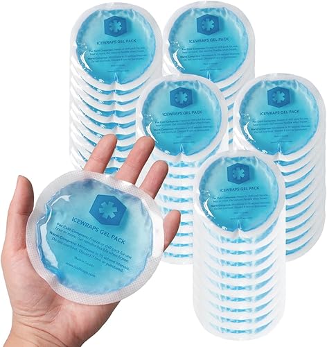 Miniatura 7 de Paquete de hielo de gel reutilizable  paquete de calor para terapia de compresión en frío y caliente por icewraps paquete de gel flexible redondo de