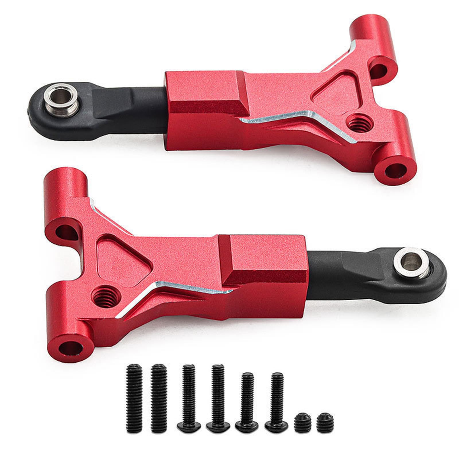 Kalttoy Red Simulated Car Metal Suspension Upgrades For 1/10 Remote Car For Truck Model Control Arms Upgrades Front Lower Arms Stable Control