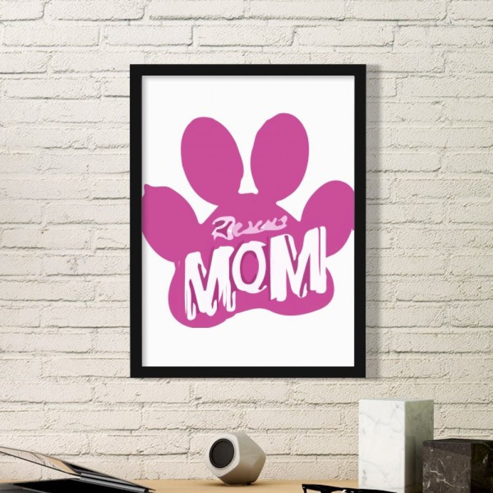 Sticker et cadre photo maman motif animaux pour décorer un salon chaleureux