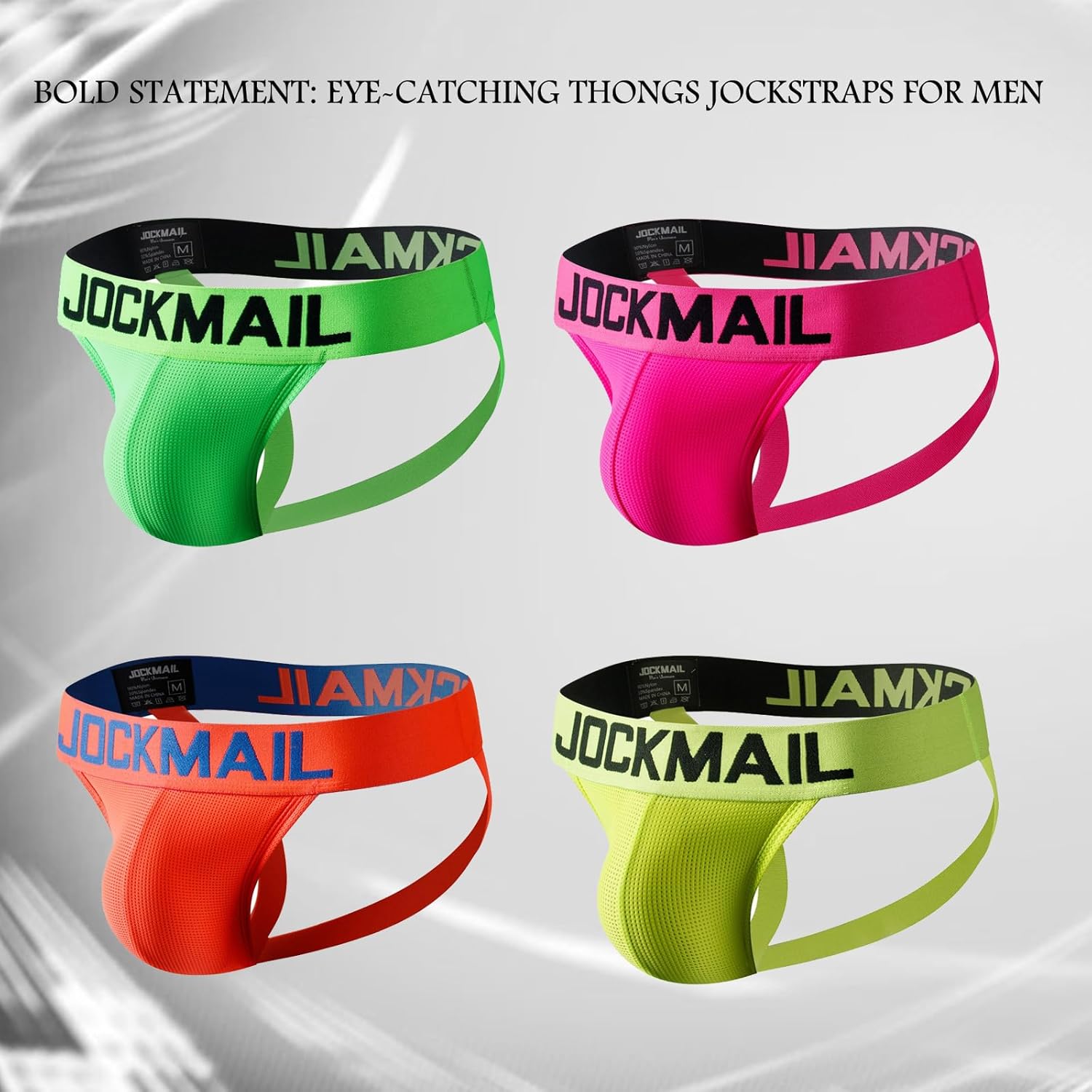 JOCKMAIL Mens Briefs Jock Strap Rainbow Breathable Men Sport Underwear Jockstrap for Gym Sport - Image 5