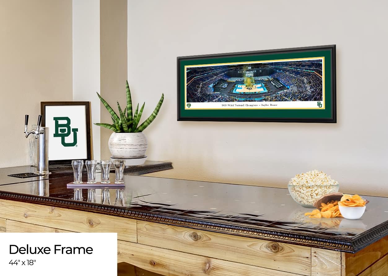 Baylor Bears - 2021 NCAA Men's Basketball National Champions - Panoramic Posters and Framed Pictures by Blakeway Panoramas