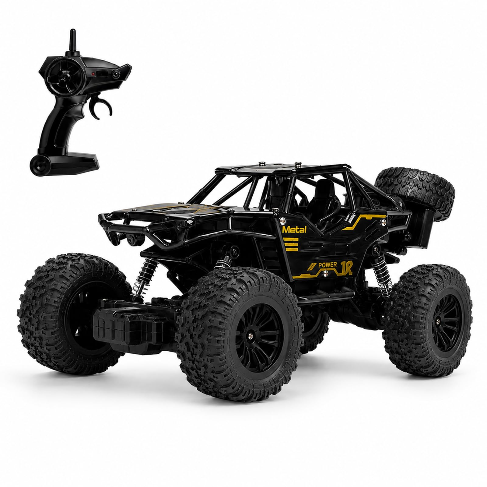 THE PUZZL CO The Puzzle Co 8.5 Inch Die-Cast Metal RC Car 4x4 Offroad - Image 1