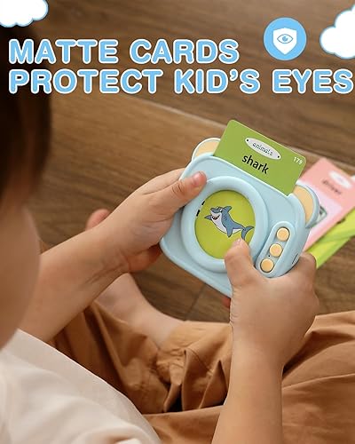Miniatura 9 de Tarjetas didácticas parlantes, osos, juguetes sensoriales para autismo, materiales de aprendizaje, 112 tarjetas didácticas audibles para niños