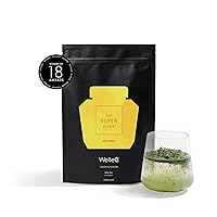 Vista 11 de WelleCo The Super Elixir Daily Greens Polvo - Mezcla de bebida probiótica con alimentos integrales, sin gluten, polvo vegano para la salud