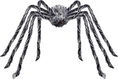 Angelhood Decoraciones de Halloween araña gigante de 6.6 pies disponible en Yaxa Mexico