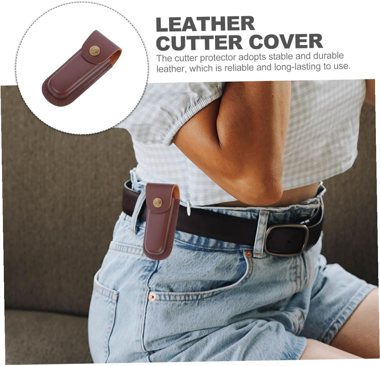 5pcs Tool Pouch Belt Cutter Knife Sheath Cutters Protective Sleeve Portable Cover for Kitchen Outdoor Bbq for Chef