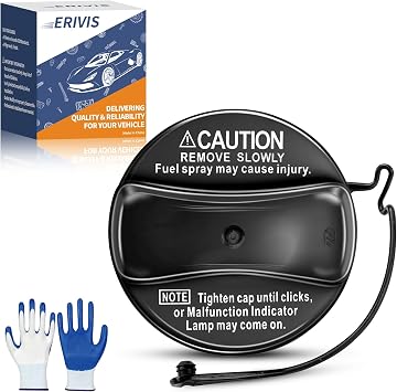77300-33070 10839 Gas Cap Fuel Cap Set Fits for Toyota Camry Corolla Tacoma Tundra 4Runner Sienna Highlander Sequoia Prius Avalon Solara Scion tC, for Lexus RX330 GX470 ES300 EX330 Accessories