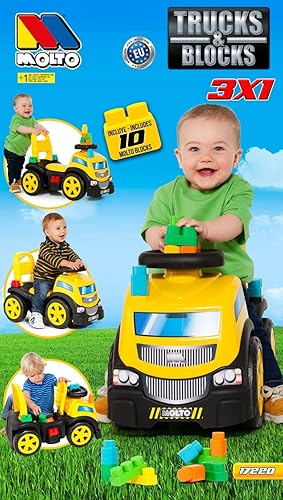 Miniatura 3 de Molto 198773 - Paseo en bloques Trucwith Multicolor