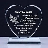 Presentes de filha, presente de aniversário de filha, lembrança de cristal k9 para minha filha, presente de mãe, ideias de presente para filha para aniversário, ação de graças, Natal