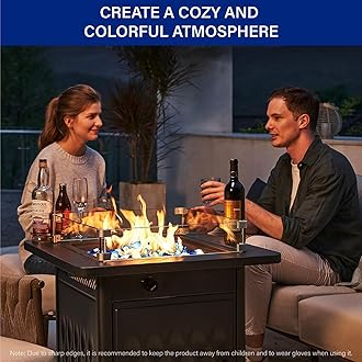 NUPICK Fire Pit Glass