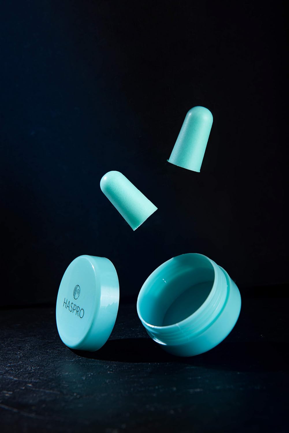 [50 Pairs] Eco-Friendly Bulk Pack, Ultra Soft Foam Earplugs in GIGA Tube with Carry Case, Best Earplugs for Noise Canceling, Snoring, Work, DIY, Noise Redcution SNR 38dB (Mint)