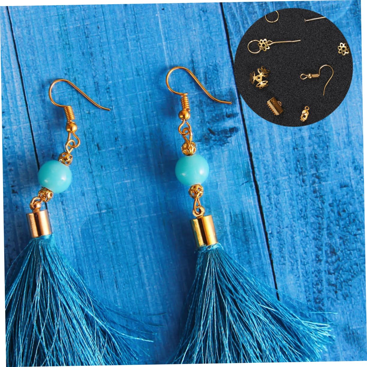 Operitacx Kit D’accessoires Bijoux en Boîte 768 Pièces, Pinces et Outils