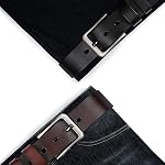 Men Belt Genuine Leather for Regular & Big and Tall (35"-62") Jeans Belt Dress Belt Casual & Work