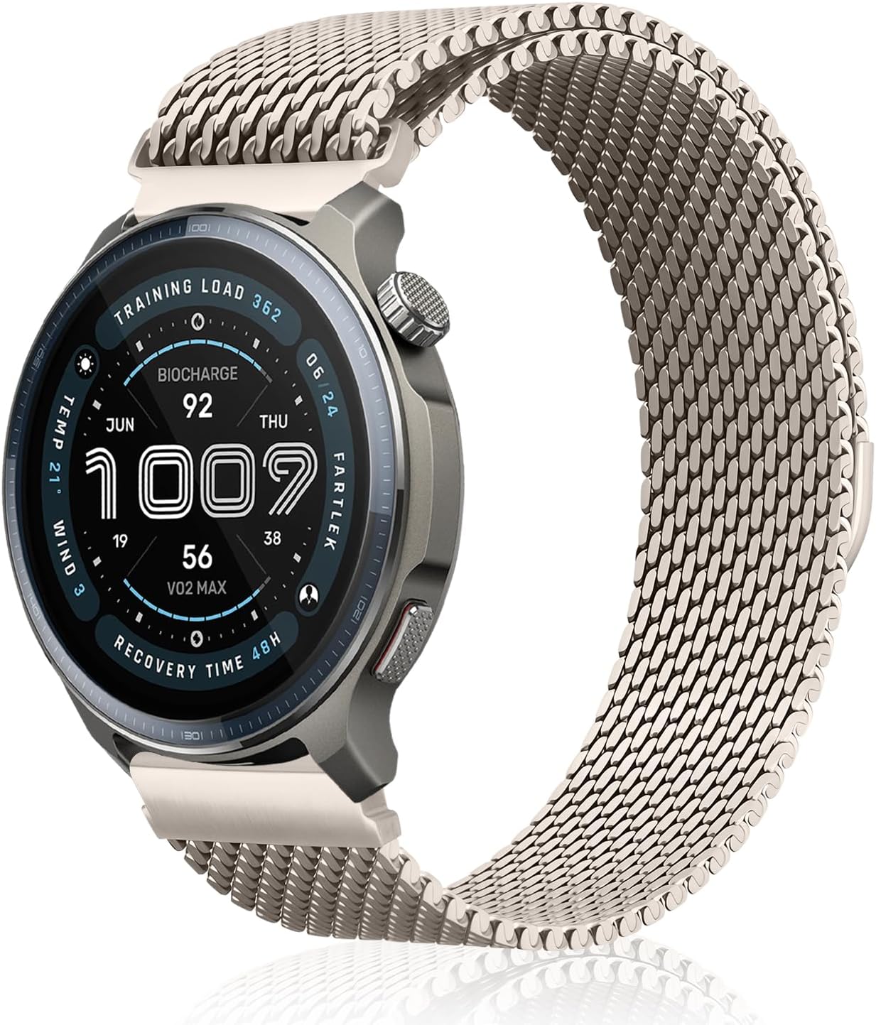 22mm Metal Watch Band for Amazfit Bip 6/ Bip 5/Balance 2/Balance 3