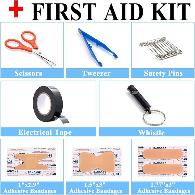 Kit de Emergencia para Carro con Gato, Compresor, Cables de Arranque miniatura 9